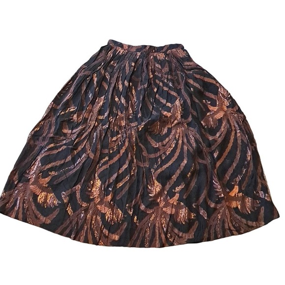 Evan-Picone brown good and black skirt size 8 - Picture 1 of 3